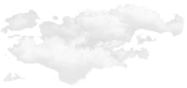 Облако на белом фоне