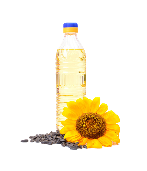 Бутылка подсолнечного масла