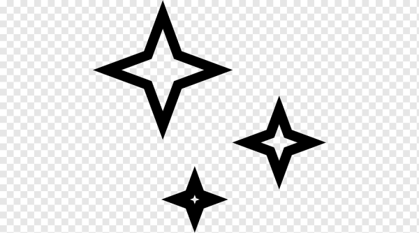 Звезда черно белая