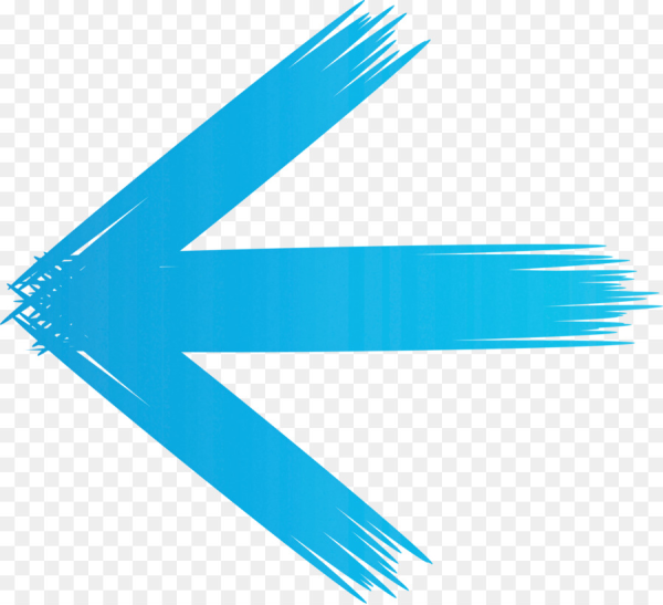 Красивая голубая стрелка