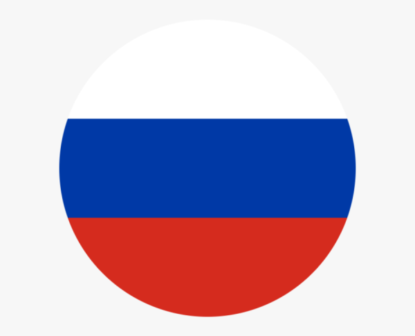 Флажок России круглый
