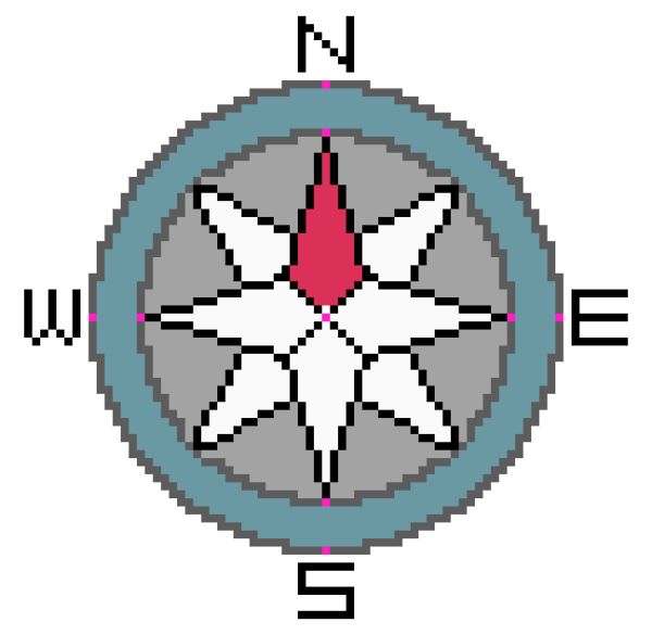 Компас Pixel Art