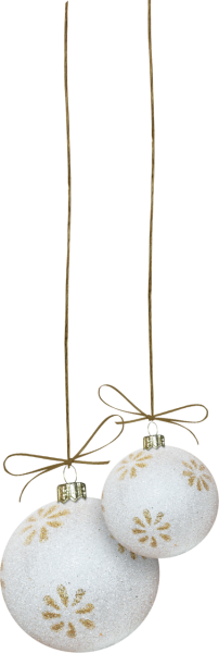 Новогодний шарик на веревочке