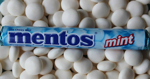 Mentos Mint жевательная резинка