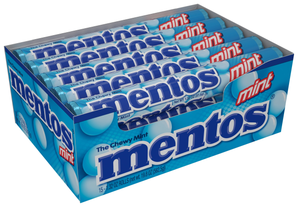 Mentos жевательная конфета мята