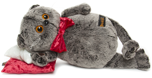 Игрушка-подушка Basik&co кот Басик 40 см