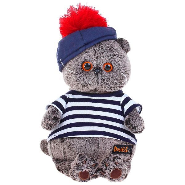Игрушка кот Басик матрос