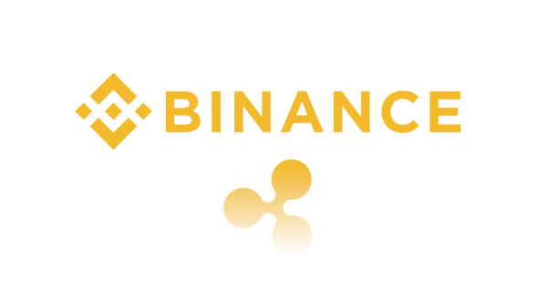 Бинанс на белом фоне
