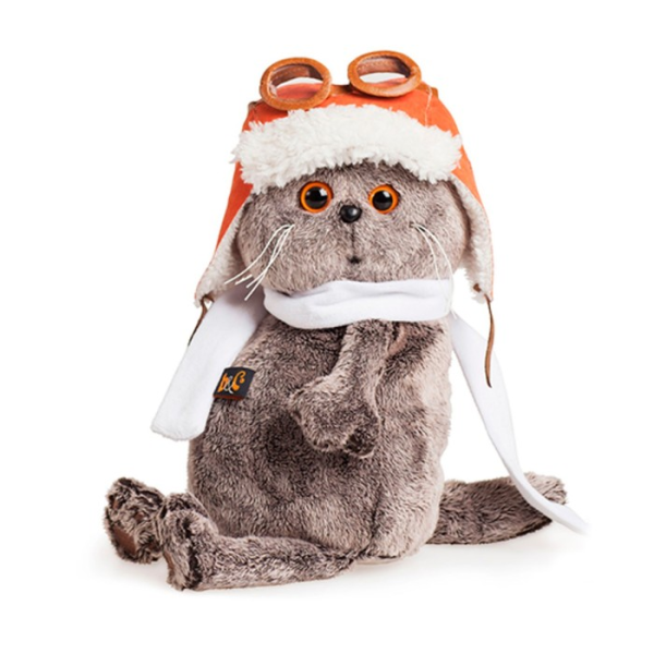 Кот Басик игрушка летчик