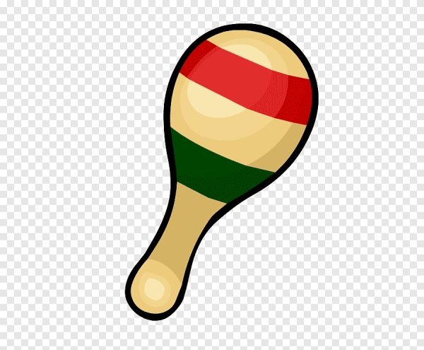 Маракасы на прозрачном фоне