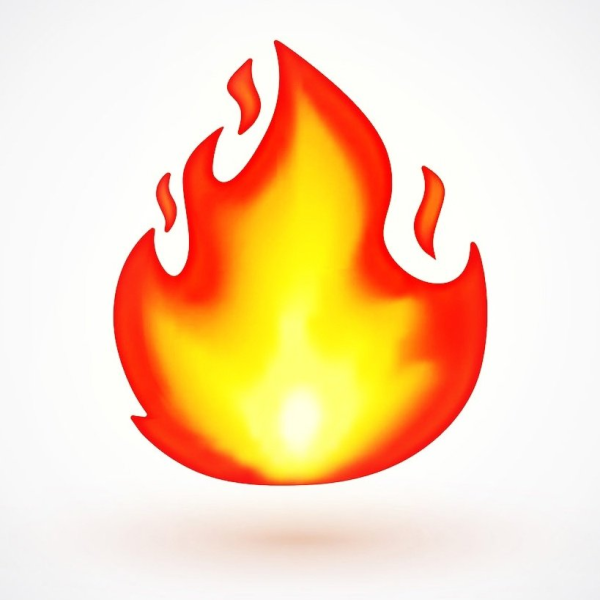 Emoji iphone огонь