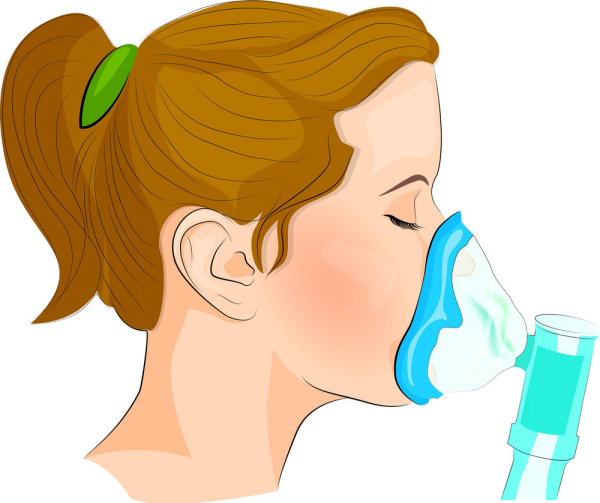 Проведение ингаляции рисунки