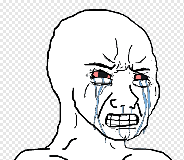 Wojak плачет маска