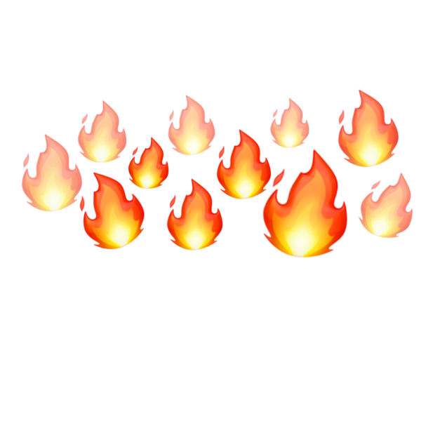 Огоньки без фона