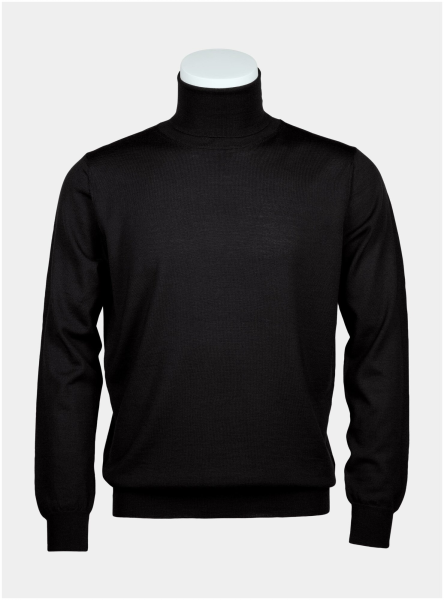 Чёрная водолазка мужская
