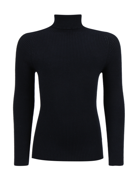 Черная водолазка женская