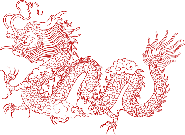 Драгон китайский вектор