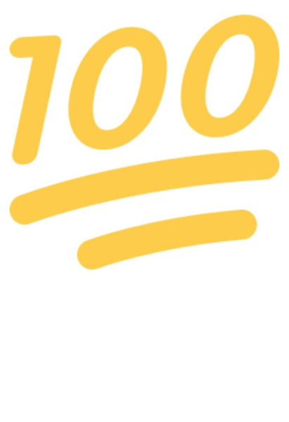 Значок 100 ЭМОДЖИ