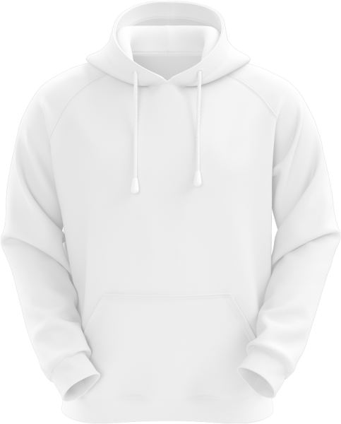 Белая толстовка без фона