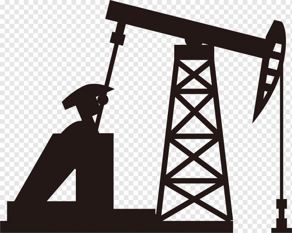 Нефтяная вышка силуэт