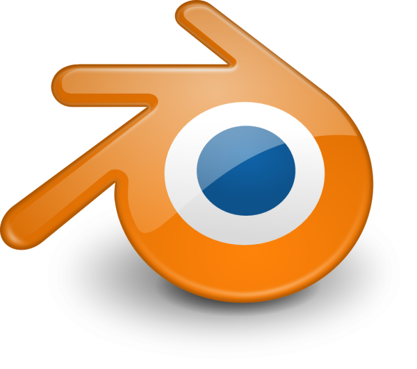 Логотип Blender в Blender 3d