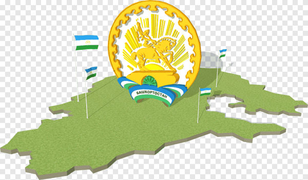 Карта герб флаг Башкортостан