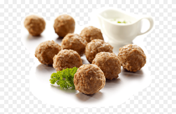 Фрикадельки на белом фоне