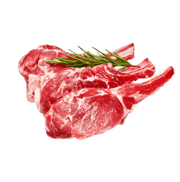 Баранина на белом фоне