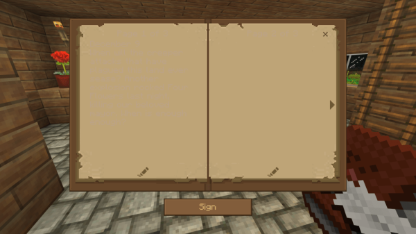 Книжка в МАЙНКРАФТЕ