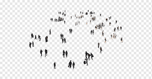 Человек сверху без фона