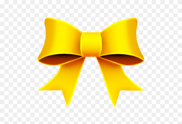 Бантик на прозрачном фоне