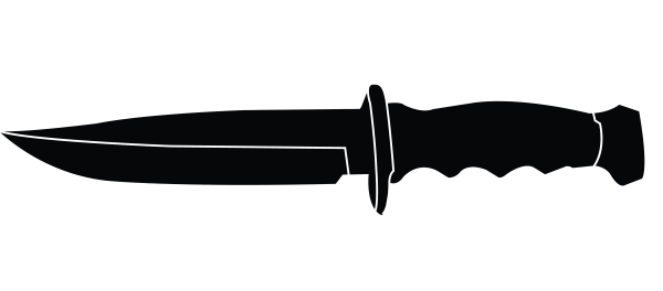Нож вектор