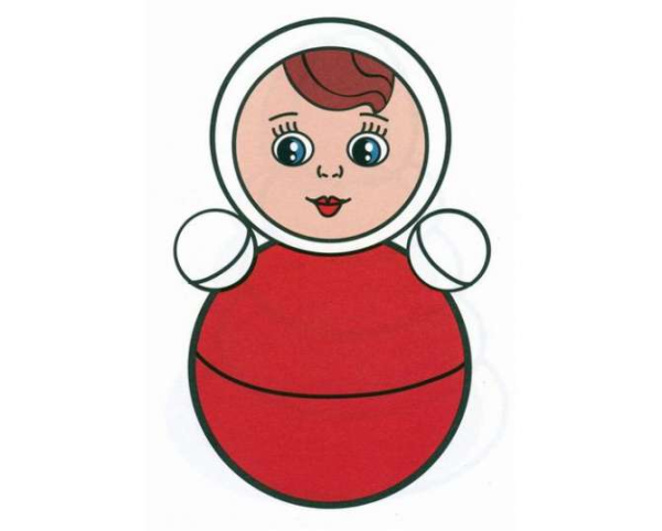 Рисование неваляшка