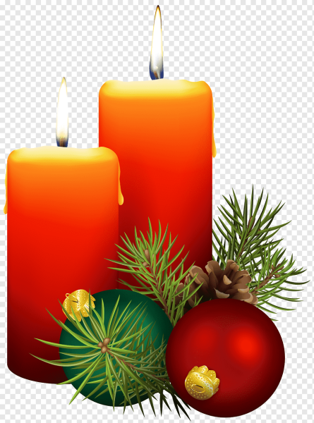 Новогодняя свеча