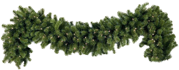Гирлянда из еловых веток