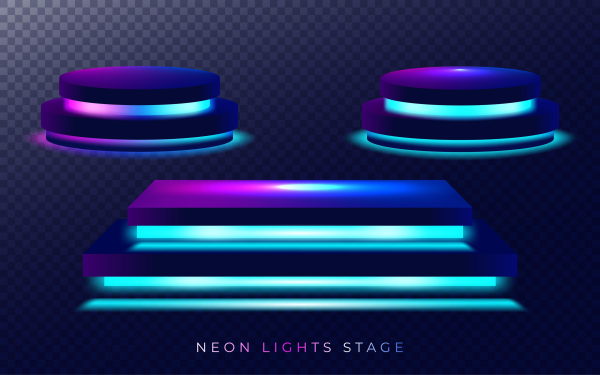 Подиум с подсветкой для фотошопа