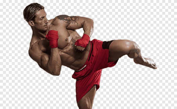 Кикбоксер без фона
