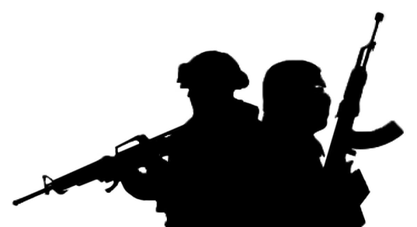 Силуэт террориста