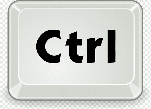 Кнопка Ctrl на клавиатуре