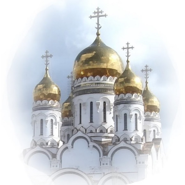 Храм на белом фоне