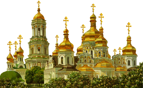 Собор с золотыми куполами