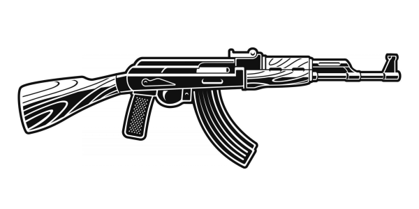 АКМ автомат вектор