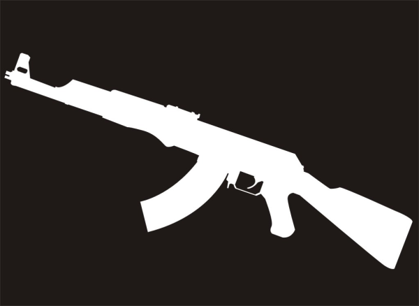 АК 47 белый