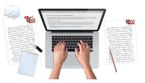 Копирайтер иллюстрация