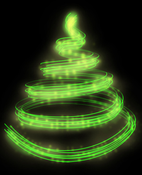 Неоновая спираль