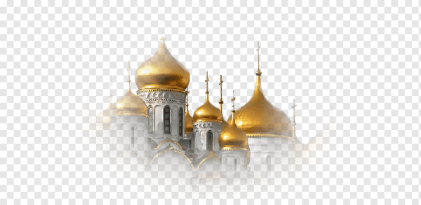 Храм на белом фоне