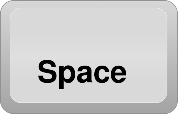 Клавиша Spacebar