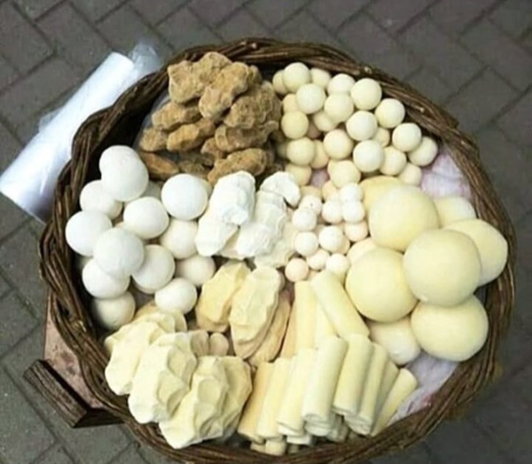 Казахский молочный продукт Курт
