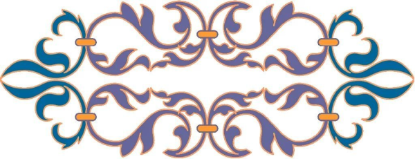 Национальные узоры Узбекистана вектор