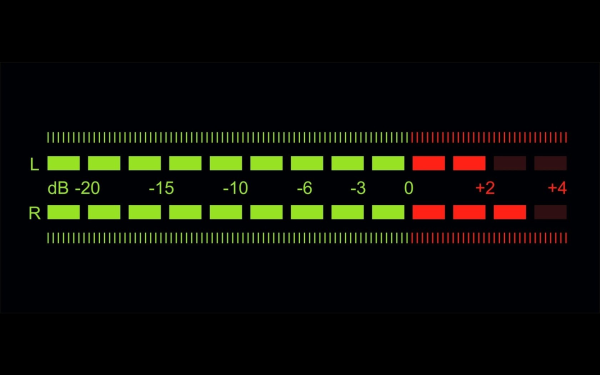 Индикатор уровня звука. Vu-Meter